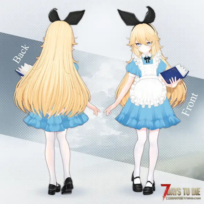 【七日杀V2.5 CustomAvatars-Alpha】Flare 夏菲 爱丽丝菲 人物模型三连！