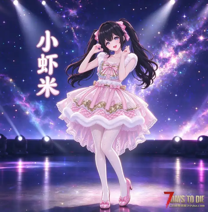 七日杀人物Mod分享 – 雪儿 (公主裙)