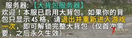 V3.X大背包丢失物品修复1.0.0.1