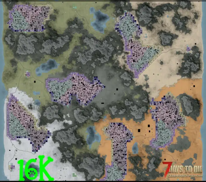 （搬运）N网毛茸茸的熊猫 A21 湖毛茸茸 8K 10K 16K地图