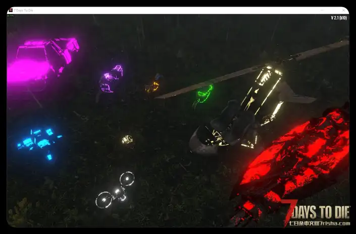 (直连)全版本可用,荧光染色剂模组,可安装任何带有染料槽位上